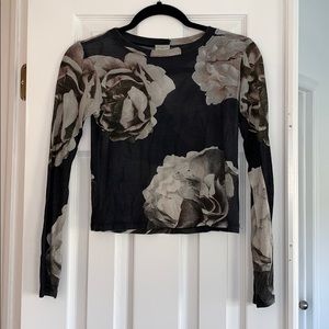 Crop top long sleeve